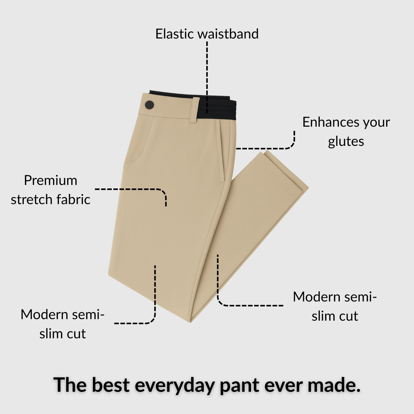Pantalon Stretch Confort